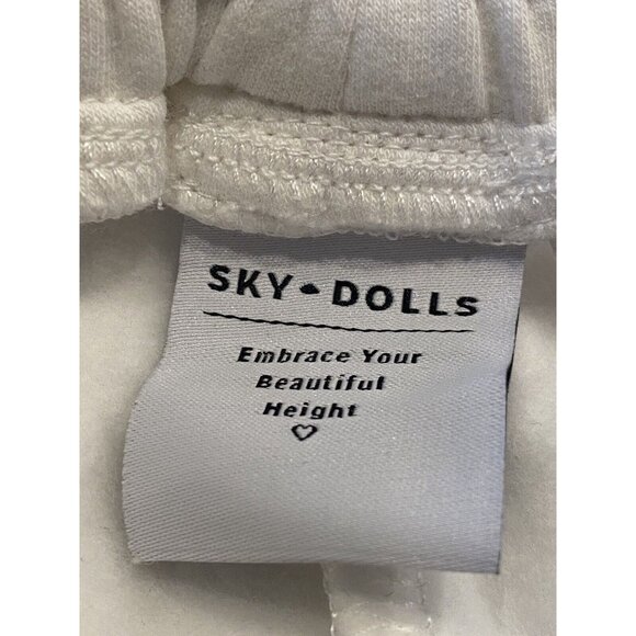 Women's White Track Pants - Picture 7 of 10